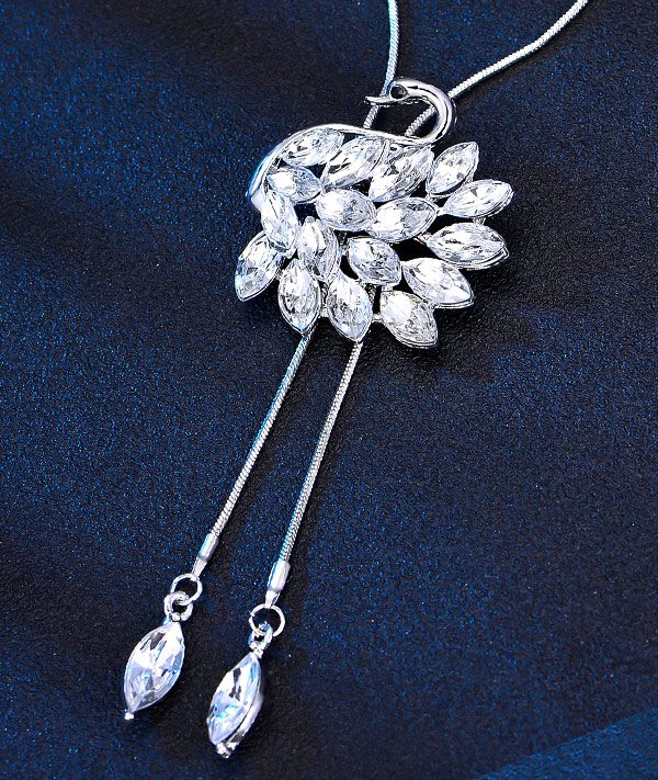 Louise Elliot® Sparkling White Swan Necklace - Louise Elliot® Official  Outlet